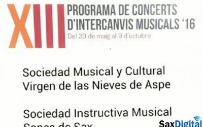 Intercambios Musicales, Sax y Aspe