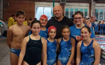 El Club Natación Sax en la segunda Jornada de la liga Promesas de Natación de San Vicente