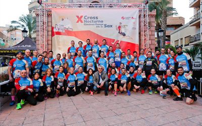 La Villa Sax acoge el XI Cross Nocturno Giménez Ganga, “la fiesta del deporte”