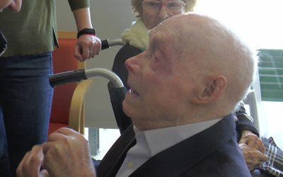 Emociónate cumpleaños de Baldomero López, «cien años no son nada»