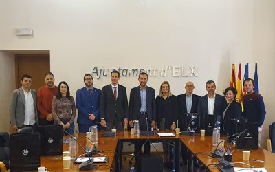 La alcaldesa de Petrer se suma a la Declaración Institucional para la realización de la Feria del Calzado en IFA