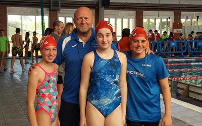 Gran actuación de los nadadores sajeños en el Campeonato Provincial Alevín pese al parón festero