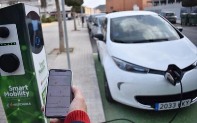 Entran en funcionamiento las dos estaciones de recarga de vehículos eléctricos en Petrer
