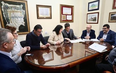 La visita del presidente de la Diputación a Sax abre nuevos proyectos