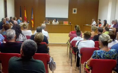 Vuelve la participación ciudadana presencial a los plenos de Sax