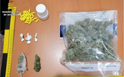 La Guardia Civil desmantela otro punto de venta de drogas en un barrio de Villena