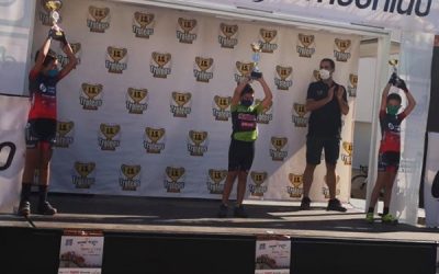 Triple pódium de las escuelas del Club Ciclista Sax en Tibi