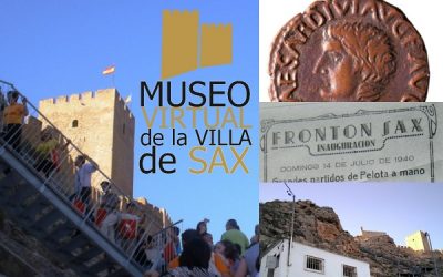 El origen romano de Sax, el frontón, los depósitos del agua y la escalera del Castillo, en le Museo Virtual de la Villa de Sax