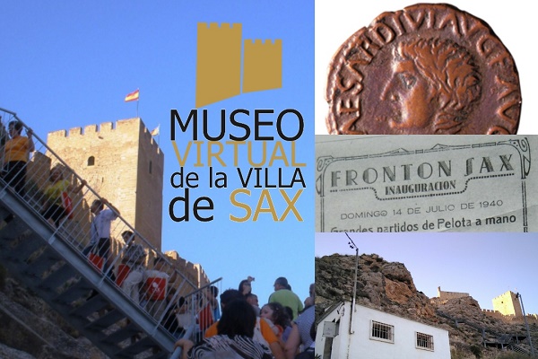 El origen romano de Sax, el frontón, los depósitos del agua y la escalera del Castillo, en le Museo Virtual de la Villa de Sax