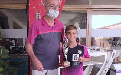 Un tenista sajeño se alza con el Torneo Hogueras de Alicante de Tenis en la categoría Sub-10