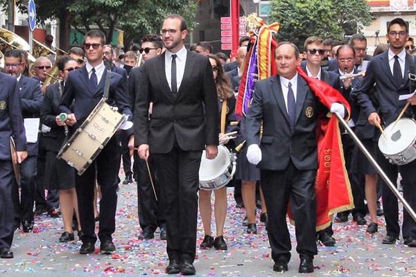 Juan Pedro Bernabé se estrena como nuevo director de la «Ruperto Chapí» de Villena