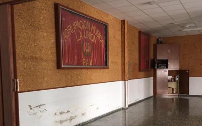 La sede social de la Unión Musical acomete unas reformas de acondicionamiento necesarias
