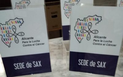 Los comercios sajeños apoyan a la Asociación Alicante para la Lucha contra el Cáncer