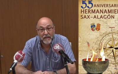 Espíritu y Sentimiento de Eternidad, hermanamiento de Sax y Alagón 55 aniversario