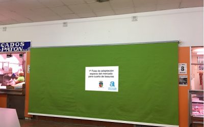 Primera fase de adaptación de espacio del mercado de abastos de Sax para cuarto de basuras