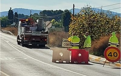 La Diputación de Alicante corta la Torreta para garantizar el cierre perimetral de Elda decretado por la Generalitat