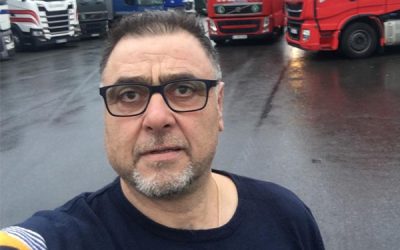 El sajeño Manuel Pérez es uno de los miles de camioneros atrapados en la frontera sur de inglaterra