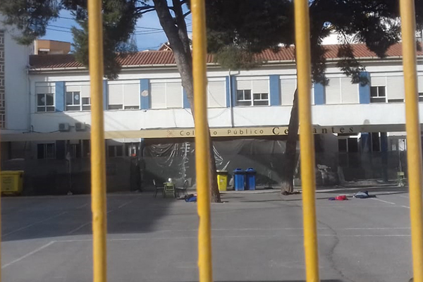 03630, con sentido de gobierno, en relación a la obra de rehabilitación del Colegio público Cervantes