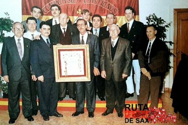El primer señor de Alagón, la comparsa de Cristianos y Miguel Villar en el Museo Virtual de la Villa de Sax