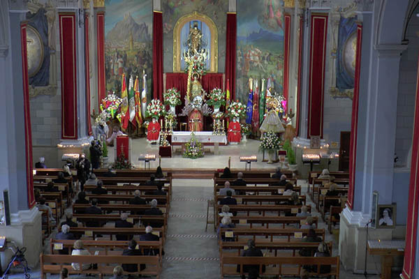 La Villa de Sax celebra los actos litúrgicos de la Candelaria y San Blas en su edición 2021