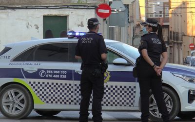 36 sanciones en Sax durante la semana de San Blas en la que se han mantenido cerrados los cuartelillos