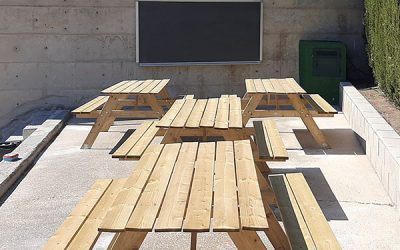 Aulas al aire libre, la gran innovación educativa en Sax