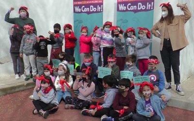 Los centros escolares de Sax se suman a la semana de la mujer