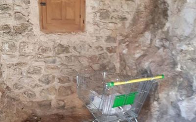Los hornos de yeso de Sax sufren daños a consecuencia de actos vandálicos