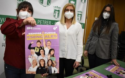 Mujeres de colectivos en primera línea durante la pandemia protagonizan la campaña del 8M de Petrer