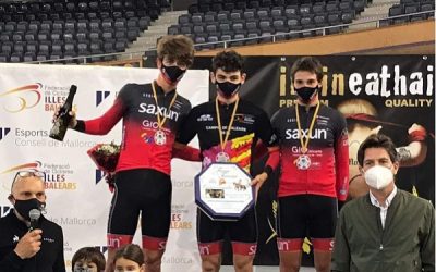 Un corredor del Club Ciclista Sax conquista el Campeonato de Baleares júnior de Ómnium-Memorial Antonio Abraham