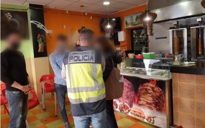 Detenidas dos personas por un delito contra los derechos de trabajadores extranjeros para obtener un beneficio económico como resultado de varias inspecciones de trabajo en Sax y varias localidades mas