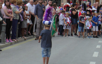 Sigue la celebración del medio año festero en Sax con actos para los festeros mas pequeños