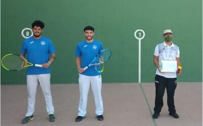 Dos sajeños participan en las previas del Campeonato de España de Frontenis Preolímpica