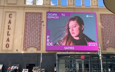 Safree protagonista en las pantallas de Callao en Madrid