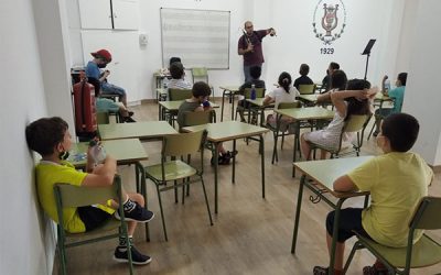 Audiciones de Fin de Curso de los alumnos de la escuela de la Unión Musical y Artística de Sax