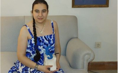 La escritora Carmen Galván premiada en Murcia por su relato «El guardián de los instantes».