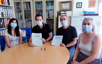 El Ayuntamiento de Elda y la AMPA del CEE Miguel de Cervantes firman el convenio que ha permitido recuperar la Escuela de Verano