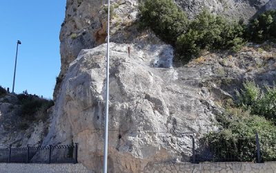 Finalizan las obras de adecuación y reparación de la peña del castillo de Sax