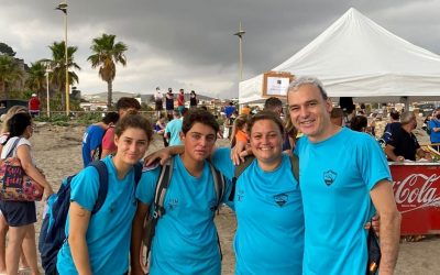 Cuatro nadadores del Club Natación Sax, participan en la XVII Travesía a Nado Sant Roc de Dénia