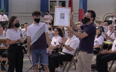 La Unión Musical de Sax estrena un pasodoble dedicado a un gran festero Cristiano