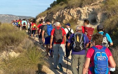 Otro éxito del grupo de montaña de Sax en la celebración del día del senderista 2021
