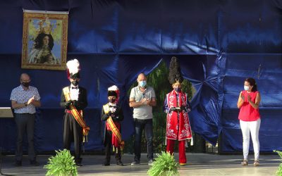 Los festeros más pequeños fueron protagonistas en la celebración del Medio Año Festero 2021 en Sax