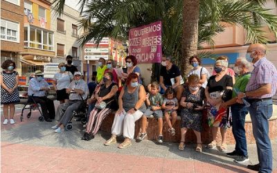 Celebrada la concentración mensual de octubre contra la violencia en Sax