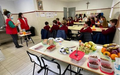 Alimentación saludable en tiempos de pandemia para los escolares sajeños