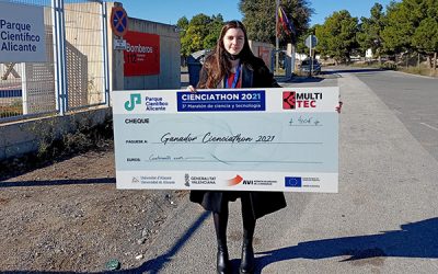 Una sajeña premiada en la tercera edición del maratón de ciencia y tecnología «Cienciathon»