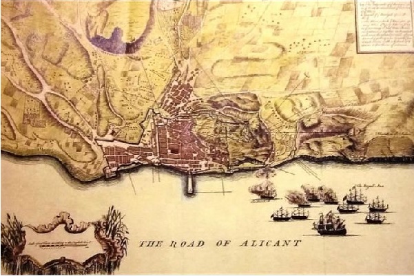 Las milicias sajeñas en la defensa de Alicante del ataque de la flota francesa en julio de 1691
