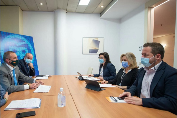 Reunión de AEGC con portavoz de interior del grupo parlamentario PP en el Congreso y con diputados de Alicante del Congreso.