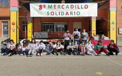 Éxito en la octava edición del mercadillo solidario del colegio Alberto Sols de Sax