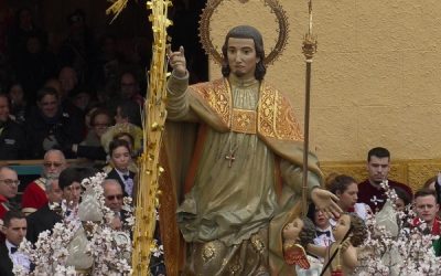 La talla de San Blas se somete a diferentes intervenciones para garantizar su conservación