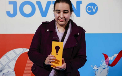 Carmen Galvañ, ganadora de la novena edición de los Premios Talento Joven de la Comunitat Valenciana en la categoría de Cultura